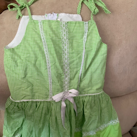 Green plaid Childrens dress 👗 - Picture 1 of 3
